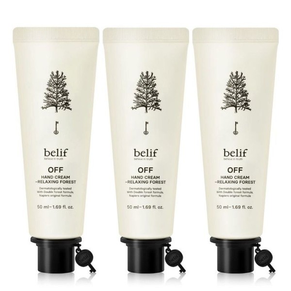 Belief Off Hand Cream Relaxing Forest 50mlx3 / 빌리프 오프