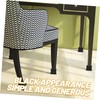 TEHAUX 12Pcs Square Chair Leg Floor Protectors Thick Non-Slip Furniture