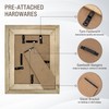 Rustic 5x7 Picture Frames, Reclaimed Barnwood Photo Frames with HD