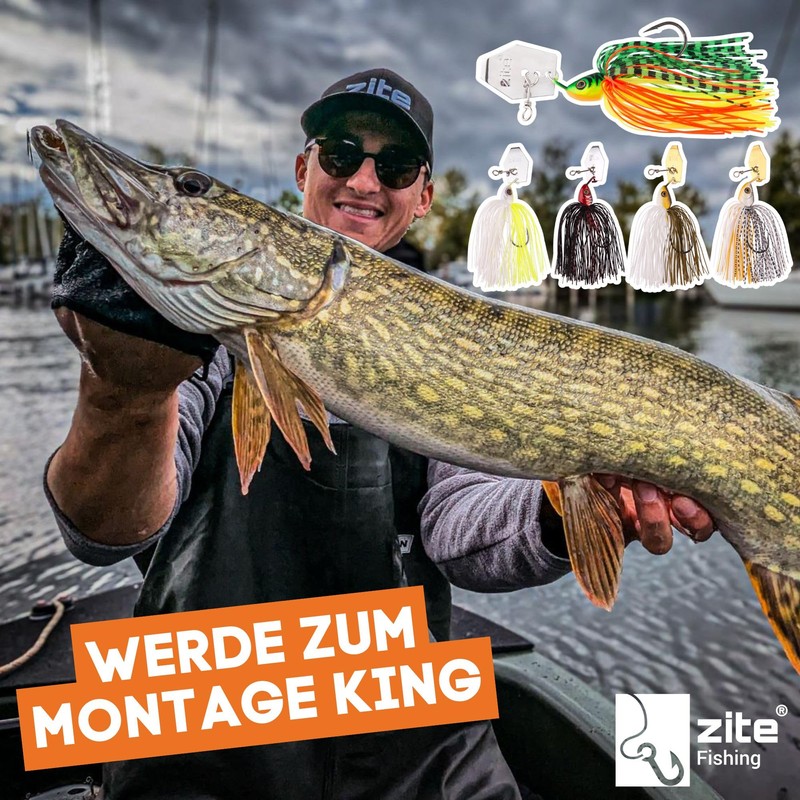 Zite Fishing InZite Blader Chatter Jigs Set | 5 Pieces