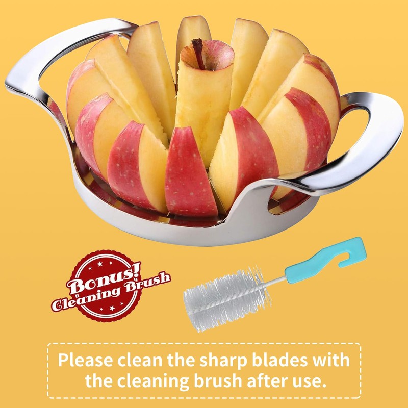 SAVORLIVING Apple Slicer, Upgraded Version 12 Slices Extra Large Apple