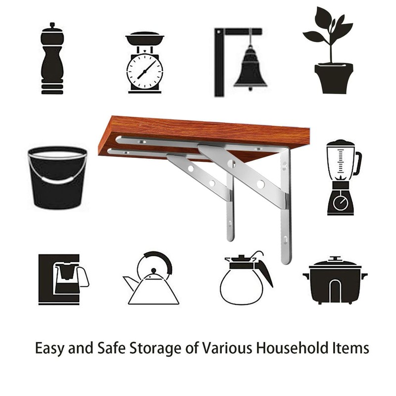 Heavy Duty Shelf Bracket,Welded Bracket,Stainless Steel Solid Shelf Brackets,Shelf Support