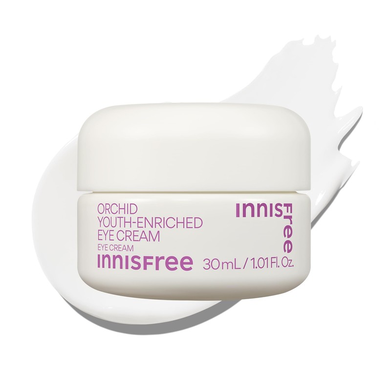 innisfree Orchid Youth-Enriched Eye Cream, Korean Firming Eye Treatment to