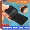 30 Sets Industrial Heavy Duty Hook and Loop Strips with