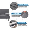 H.VERSAILTEX 4 Pieces Stretch Futon Covers Sofa Bed Slipcover with