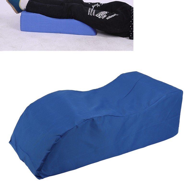 S Shape Sponge Portable Travel Footrest Leg Raiser Pillow Bed