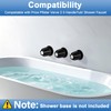 UCDETD Metal Shower Knobs 3 Piece Replacement, Compatible with Price