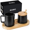 MIAMIO - Sugar and Cream Serving Set with Lid and