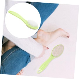 Baluue Pumice Cleaning Stone Brush Foot Scrubber Pedicure Brush for Smooth Feet