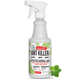 Mighty Mint Peppermint Oil Ant Killer Spray – Natural Ant Repellent for Indoor & Outdoor Use – Plant-Based Insect & Pest Control – 16 oz