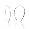 Threader Earrings 925 Sterling Silver Pull Through Hoops Drop Dangle