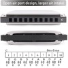 Lymizhuo East Top 10 Holes Diatonic Harmonica Key of C,