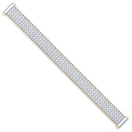 deBeer Women's Expansion Stretch Watch Band - Two Tone (fits 11mm to 14mm)