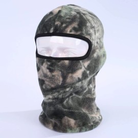Unbranded Thermal Full Face Mask Winter Fleece Cap Balaclava Outdoor Beanie Tactical Hat - Camo Fleece Balaclava