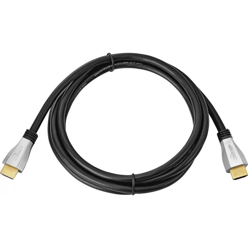 Rocketfish- 4' 4K Ultra HD In-Wall HDMI Cable - Black