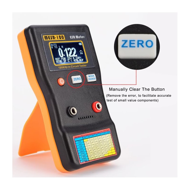 Signstek MESR-100 V2 Auto Ranging in Circuit ESR Meter Capacitor