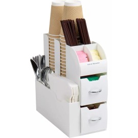 Mindreader Organizador Para Cafetería Vasos Cápsulas, Azúcar Utensilios