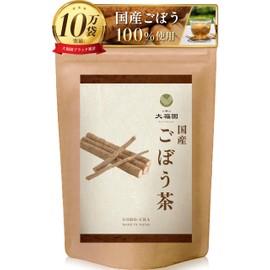 Tea no Daifukuen Burdock Tea Bag, Burdock Tea, Burdock Tea, Made in Japan (Burdock, 0.8 oz (2 g) x 40 Packets