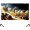 Passover Photo Booth Backdrop Pesach Moses Crossing The Red Sea