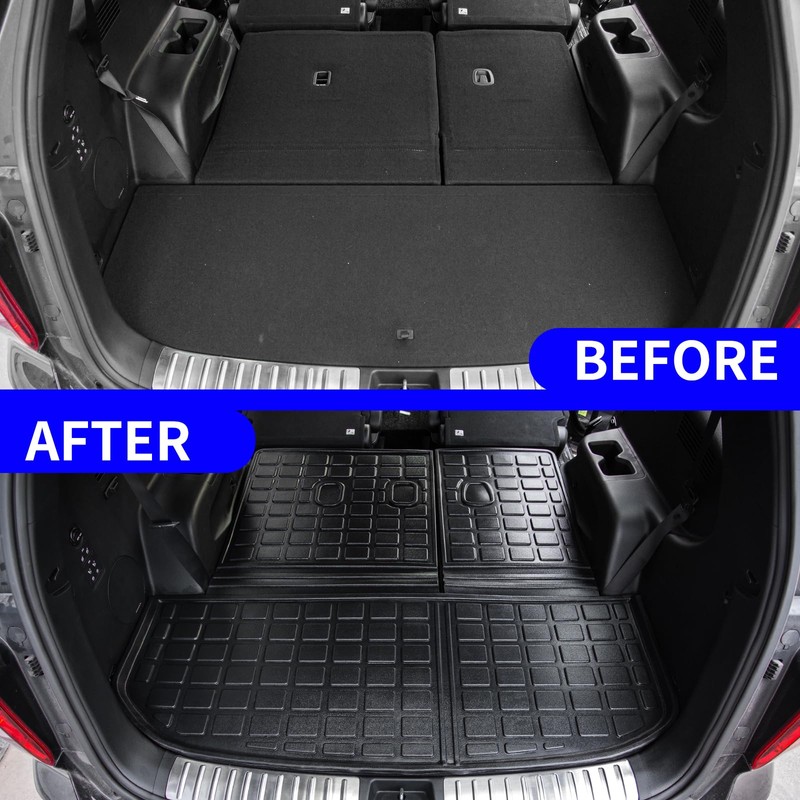 Rongtaod Floor Mats Compatible with 2020-2025 Hyundai Palisade Floor Liner
