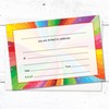 Olivia Samuel 20 x Children's Bright Unisex Birthday Party Invitations.