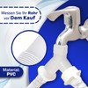 Monteral Double Water Connection Distributor for Washing Machine and Dishwasher,