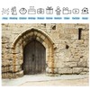 Fmarui Ancient Jerusalem Buildings Backdrop Stone Wall Backdrops 7X5FT
