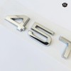 MCK Auto - 45 TFSI Silver Glossy Rear Boot Logo
