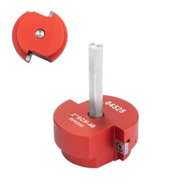 DEEFIINE Double Inserts PVC Fitting Saver 2-Inch Head,PVC Pipe Reamer with 3/8-Inch Hex Shaft,Socket Saver Plumbing Tool Plastic Pipe Fitting Reamer for Sch.40 CPVC ABS Hub,Fit Standard 1/2" Drills