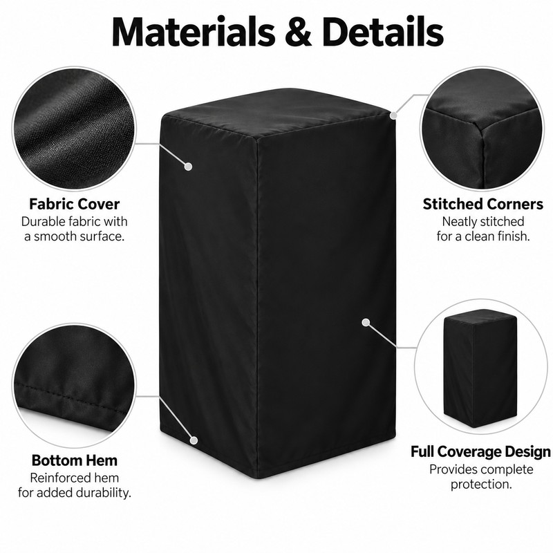 Portable Air Conditioner Cover 40x46x75cm, Reusable Polyester Dust Protector for