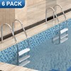 Goovilla Pool Ladder Steps Replacement, (3-Pack) 18" Universal Heavy-Duty Molded