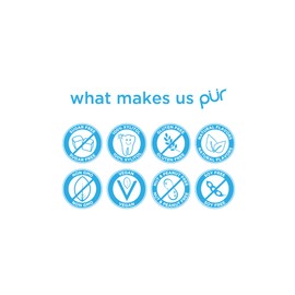 PUR 100% Xylitol Simply Pure Natural Flavored Chewing Gum, Sugarless Peppermint, Aspartame and Gluten Free, Vegan & Keto Friendly, Healthy, Low Carb, 72 Count