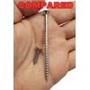 Reinforced Door Screw Kit for Strike Plates, Deadbolt Plates, and