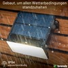 Brendz Paso Solar Outdoor Light with Motion Sensor, 1000 Lumens,