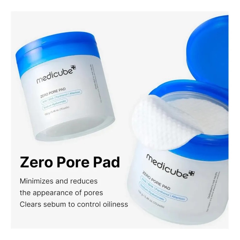 Almohadillas Medicube Zero Pore 2.0, Almohadillas Tónicas