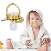 Gold Letter Pacifier Infant Pacifier Home Travel Fashion Portable Silic