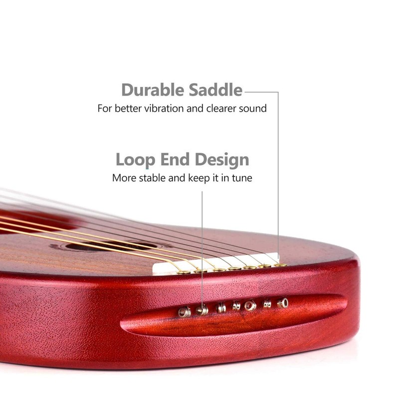 7pcs Lyre Harp String Replacement Metal String Musical Instrument Accessories