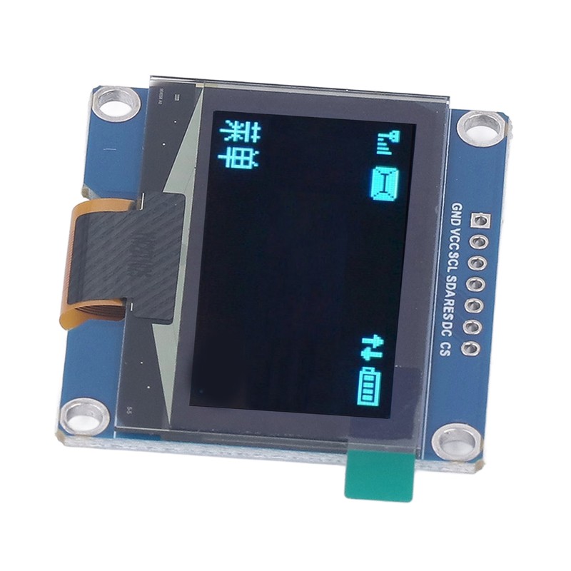 7Pin 1.54in IPS Display Module SPD0301 Drive IC 128X64 SPI