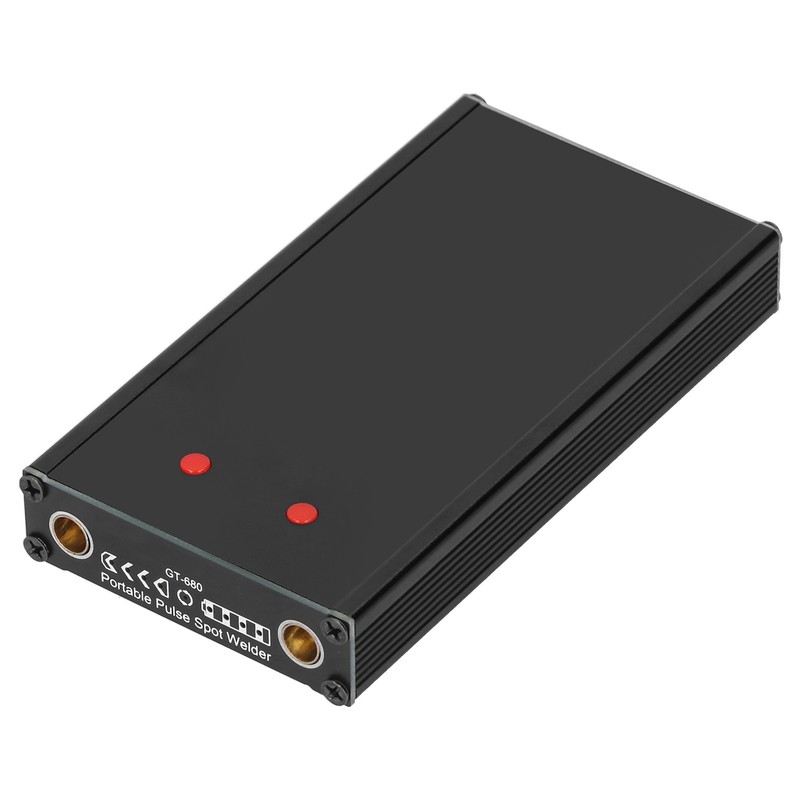 Spot Welding Machine Black Mini Portable DIY Aluminum Alloy Fireproof