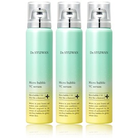 Dr. Syuwan | Micro Bubble VC Serum, Set of 3, Introduction Serum, Carbonated Serum, Moisturizing, Pores, Vitamin C, Lotion