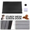 MUCH Magnetic Screen Door Hands Free Mesh Partition Curtain Keeps