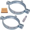 SKIR'CO (2 pcs) Pipe Brackets for 87-94 mm Pipes, Pipe