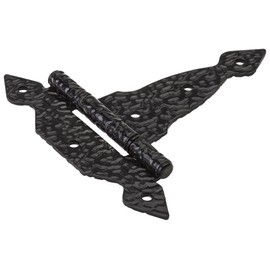 National Hardware N109-011 Spear T-Hinge, 6 Inch, Black