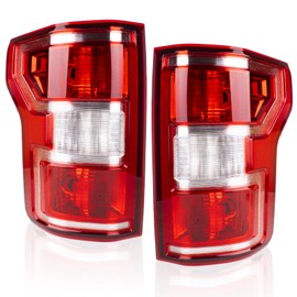 Boine F150 Tail Light Compatible With 2018 2019 2020 Ford F150 F-150 Driver and Passenger Side Rear Light Brake Lamp - Bulb and Harness Included Replace JL3Z13404H JL3Z13405H