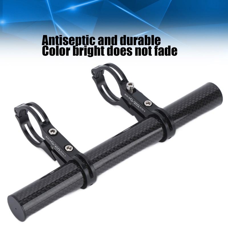 Bike Handlebar Extender 202 Double Rod Carbon Fiber MultiFunction Expansion