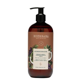 Hierbana Acondicionador con Extractos Naturales - 500 ml. Brinda protección, brillo y suavidad para el cabello. Evita la resequedad y cierra las puntas abiertas.