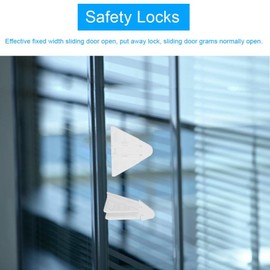 Zerodis Pack of 2 Sliding Lock, Child Lock, Child Lock, Window Lock, Child Safety Lock