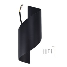 LED Wall Light Modern Waterproof Decorative Warm Light Innovative Spiral Wall Lamp for Outdoor Patio Hallway AC85‑265V