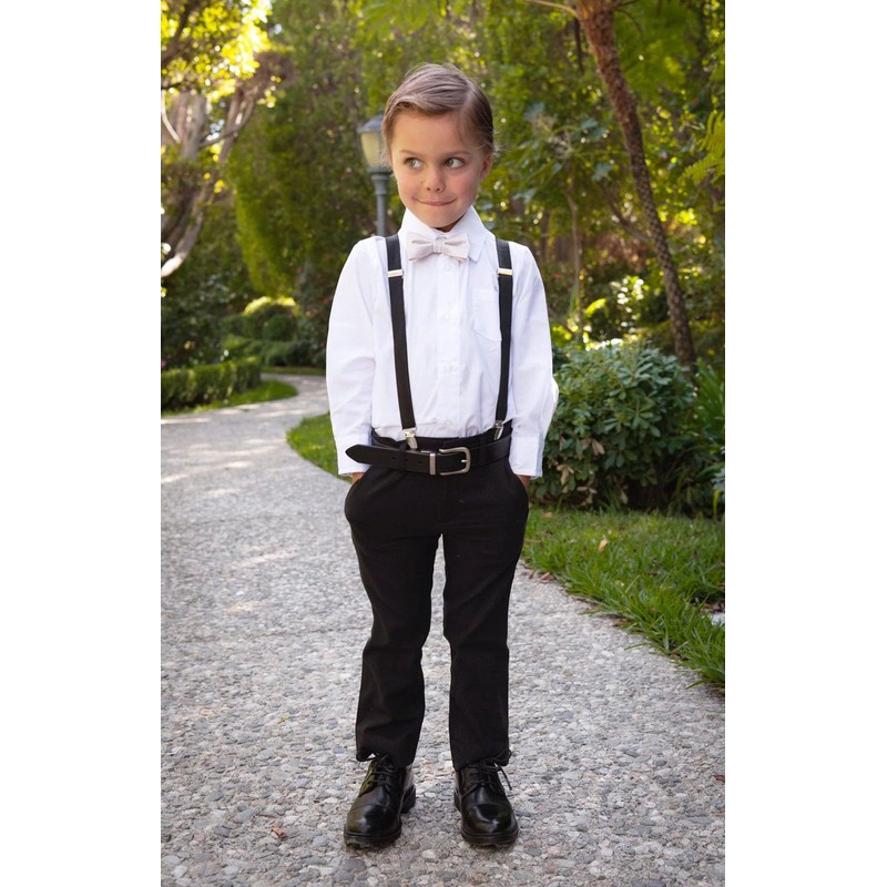 AMPIL Suspenders for Boys Adjustable Elastic Y-Back Design with Strong