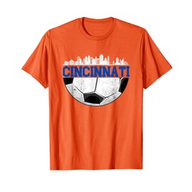 Cincinnati Soccer Tshirt Distressed Cincy 'Nati T-Shirt